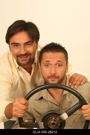 Gianni és Majka-stock-foto