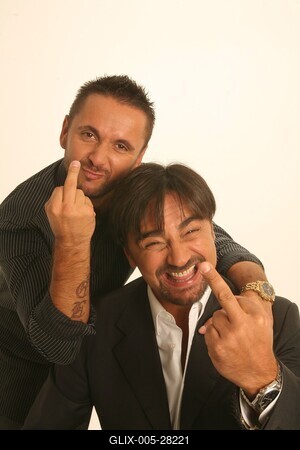 Gianni és Majka-stock-foto