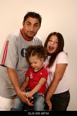 Gáspár család-stock-foto