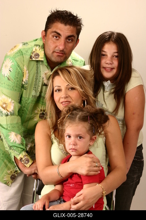 Gáspár család-stock-foto