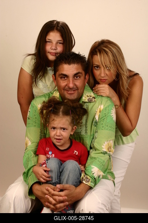 Gáspár család-stock-foto