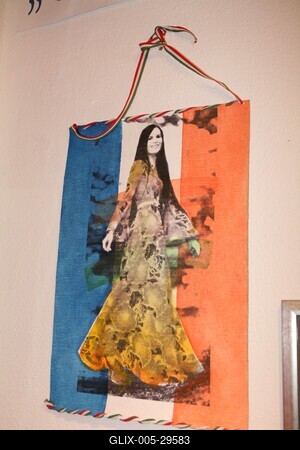 Koncz Zsuzsa-életműkiállítás a Komédiumban-stock-foto