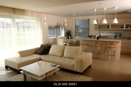 Lakásbelső-stock-foto