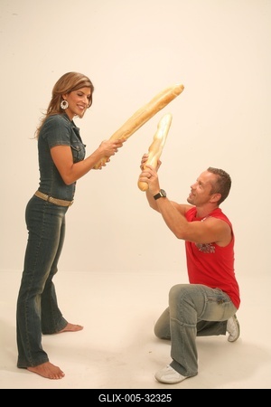 Béres Alexandra és Schobert Norbi-stock-foto