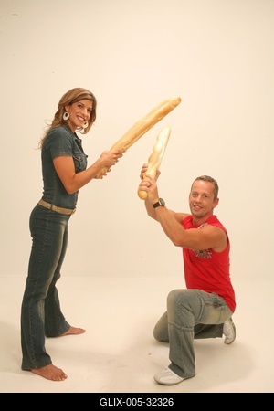 Béres Alexandra és Schobert Norbi-stock-foto