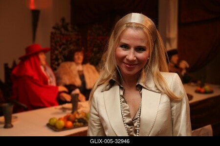 Hírességek a Reneszánsz Panoptikumban-stock-foto