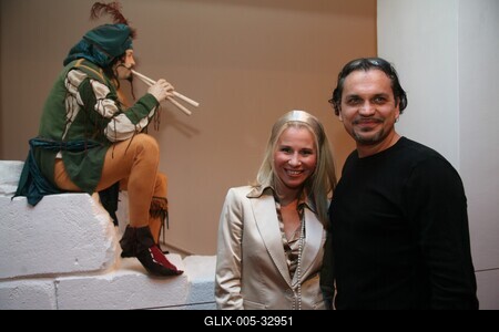 Hírességek a Reneszánsz Panoptikumban-stock-foto