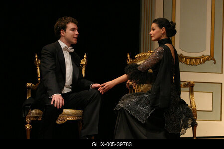 Molnár Ferenc: Játék a kastélyban-stock-foto