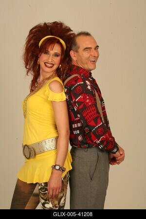 Egy rém rendes család Budapesten-stock-foto