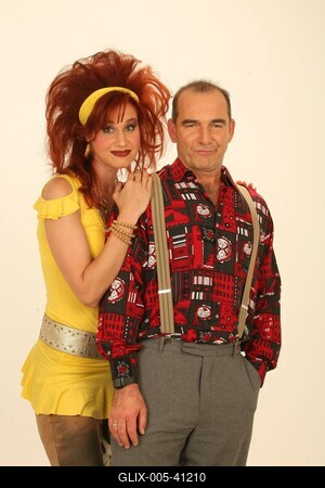 Egy rém rendes család Budapesten-stock-foto