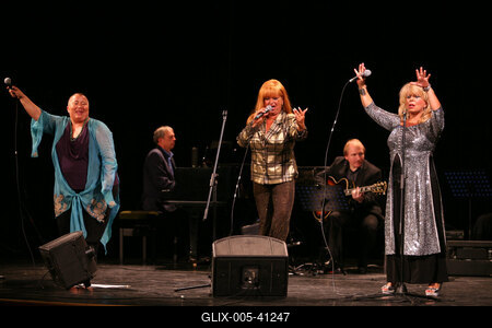 Retro Dívák koncert az Urániában-stock-foto