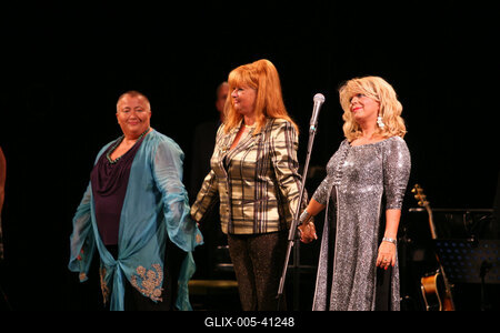 Retro Dívák koncert az Urániában-stock-foto