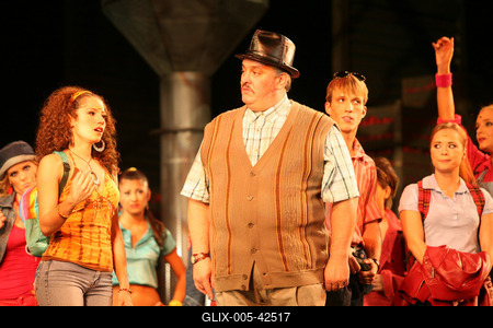 Szép nyári nap az Operettszínházban-stock-foto