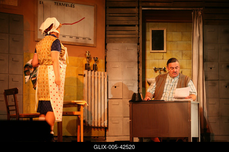 Szép nyári nap az Operettszínházban-stock-foto