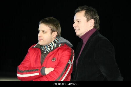 Bemutatkoztak a 'Sztárok a jégen' című műsornak a szereplői-stock-foto