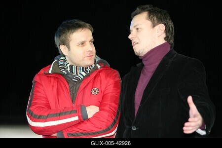 Bemutatkoztak a 'Sztárok a jégen' című műsornak a szereplői-stock-foto