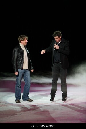 Bemutatkoztak a 'Sztárok a jégen' című műsornak a szereplői-stock-foto