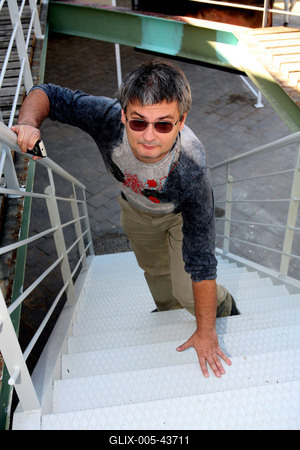 A Titanic-kiállítás "fedélzetén"-stock-foto