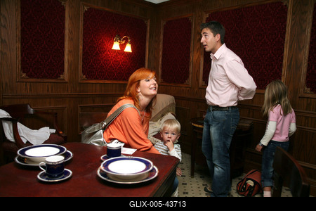 A Titanic-kiállítás "fedélzetén"-stock-foto