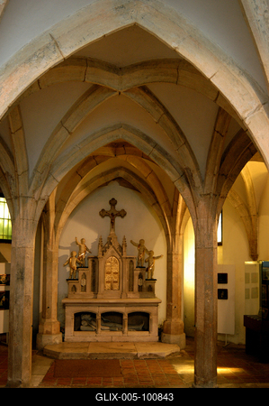 Veszprém, a Székesegyház altemploma-stock-foto