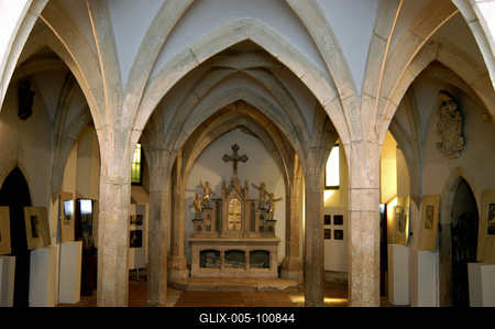 Veszprém, a Székesegyház altemploma-stock-foto