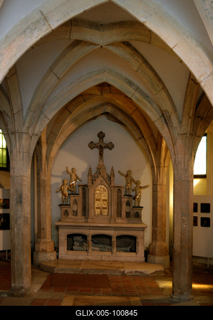 Veszprém, a Székesegyház altemploma-stock-foto