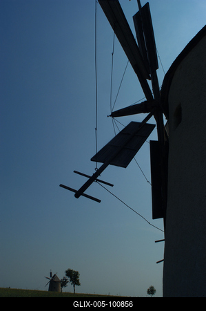 Tési Szélmalmok-stock-foto