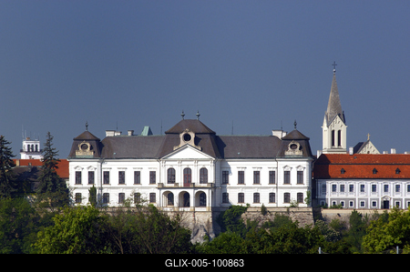 Veszprém, Érseki palota-stock-foto