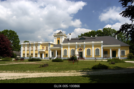 Csetény, Holitscher-kastély-stock-foto