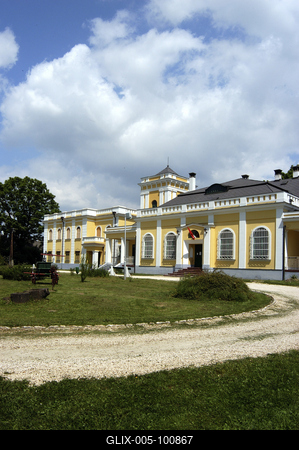 Csetény, Holitscher-kastély-stock-foto