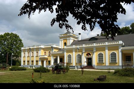 Csetény, Holitscher-kastély-stock-foto