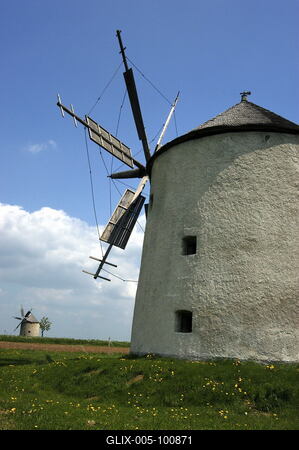 Tési Szélmalmok-stock-foto