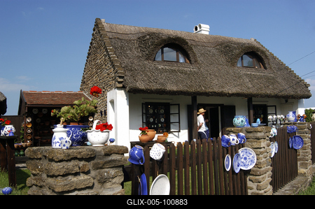 Tihanyi Skanzen-stock-foto