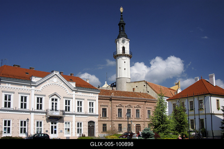 A Tűztorony a veszprémi várban-stock-foto