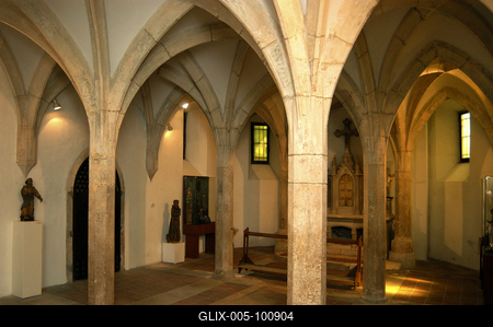 Veszprém, a Székesegyház altemploma-stock-foto