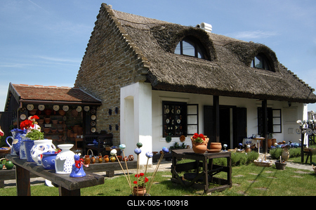 Tihanyi Skanzen-stock-foto