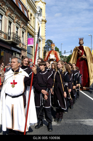 Veszprém, Gizella Napok-stock-foto