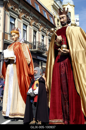 Veszprém, Gizella Napok-stock-foto