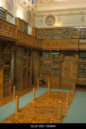 Zirc, Ciszterci Műemlékkönyvtár-stock-foto