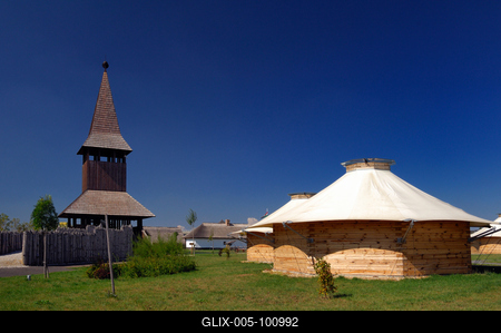 M3 Archeopark Polgár-stock-foto