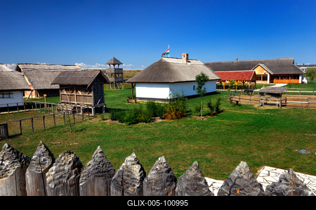 M3 Archeopark Polgár-stock-foto