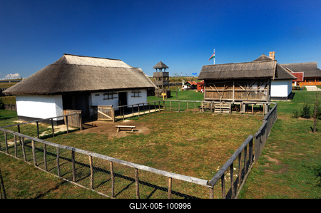 M3 Archeopark Polgár-stock-foto