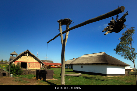 M3 Archeopark Polgár-stock-foto