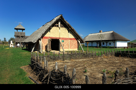 M3 Archeopark Polgár-stock-foto