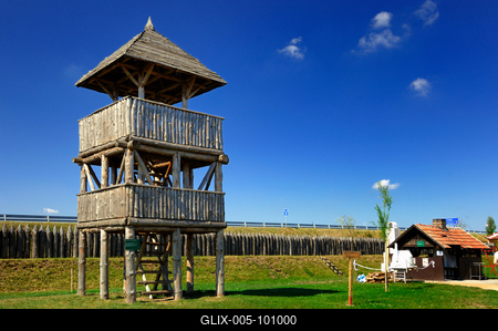 M3 Archeopark Polgár-stock-foto