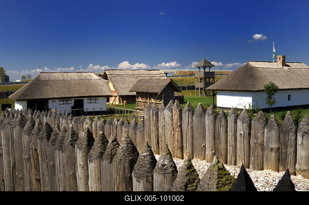 M3 Archeopark Polgár-stock-foto