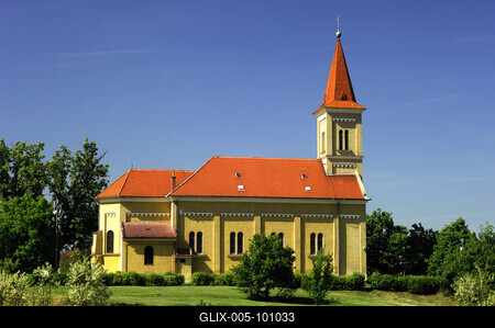 Veszprém, Szent László templom-stock-foto
