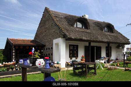 Tihanyi Skanzen-stock-foto