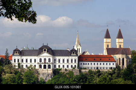 Veszprém, Érseki palota-stock-foto