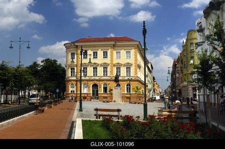 A Szegedi Tudományegyetem Állam- és Jogtudományi Kara-stock-foto